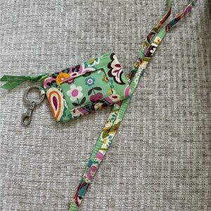 Vera Bradley lanyard and ID set